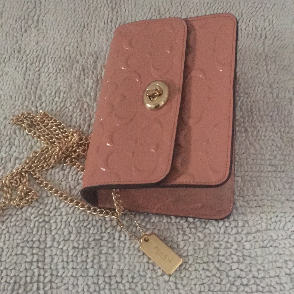 Pink authentic Coach crossbody